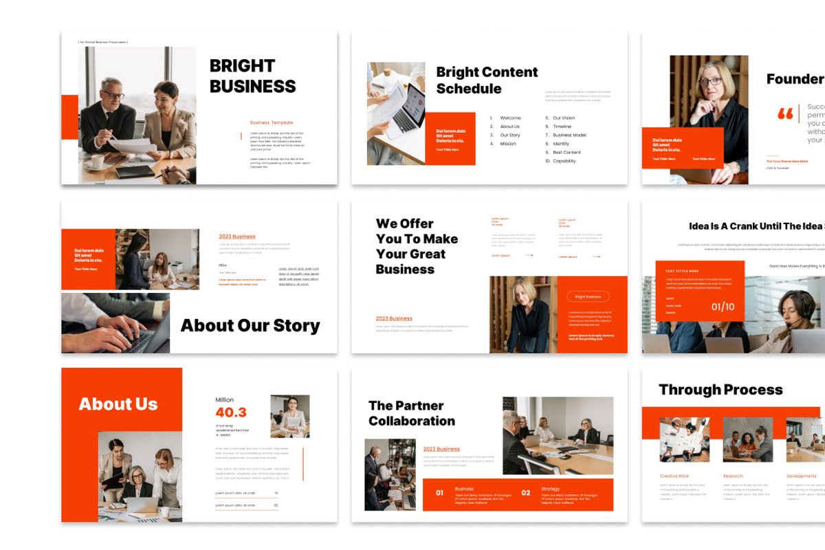 Bright-Business Keynote & GS, a Presentation Template by Raseuki (Photo 2 of 5)