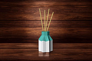 Fluted Vase - 3d papercraft, a Print Template by PAPER amaze (Thumbnail 1 of 5)
