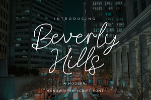 Beverly Hills - Handwriten Script fo