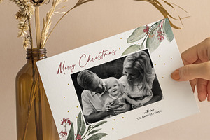 Christmas Card Template CD344