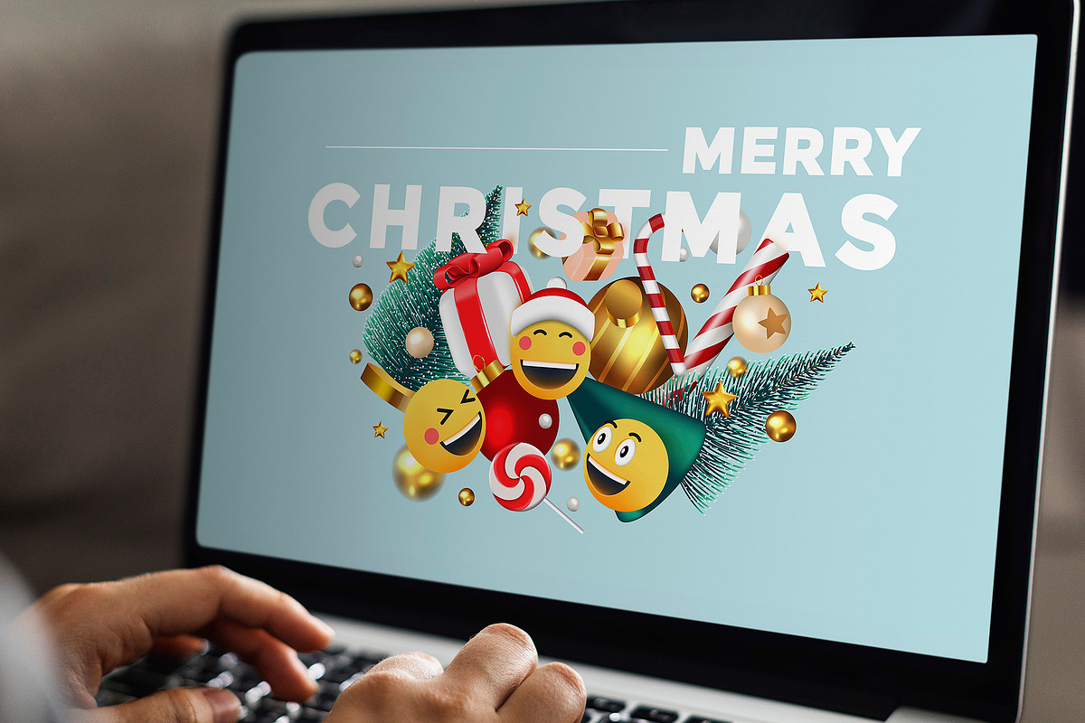Christmas Emoji Illustration, a Seasonal Illustration by Creative Graphics (Photo 3 of 3)