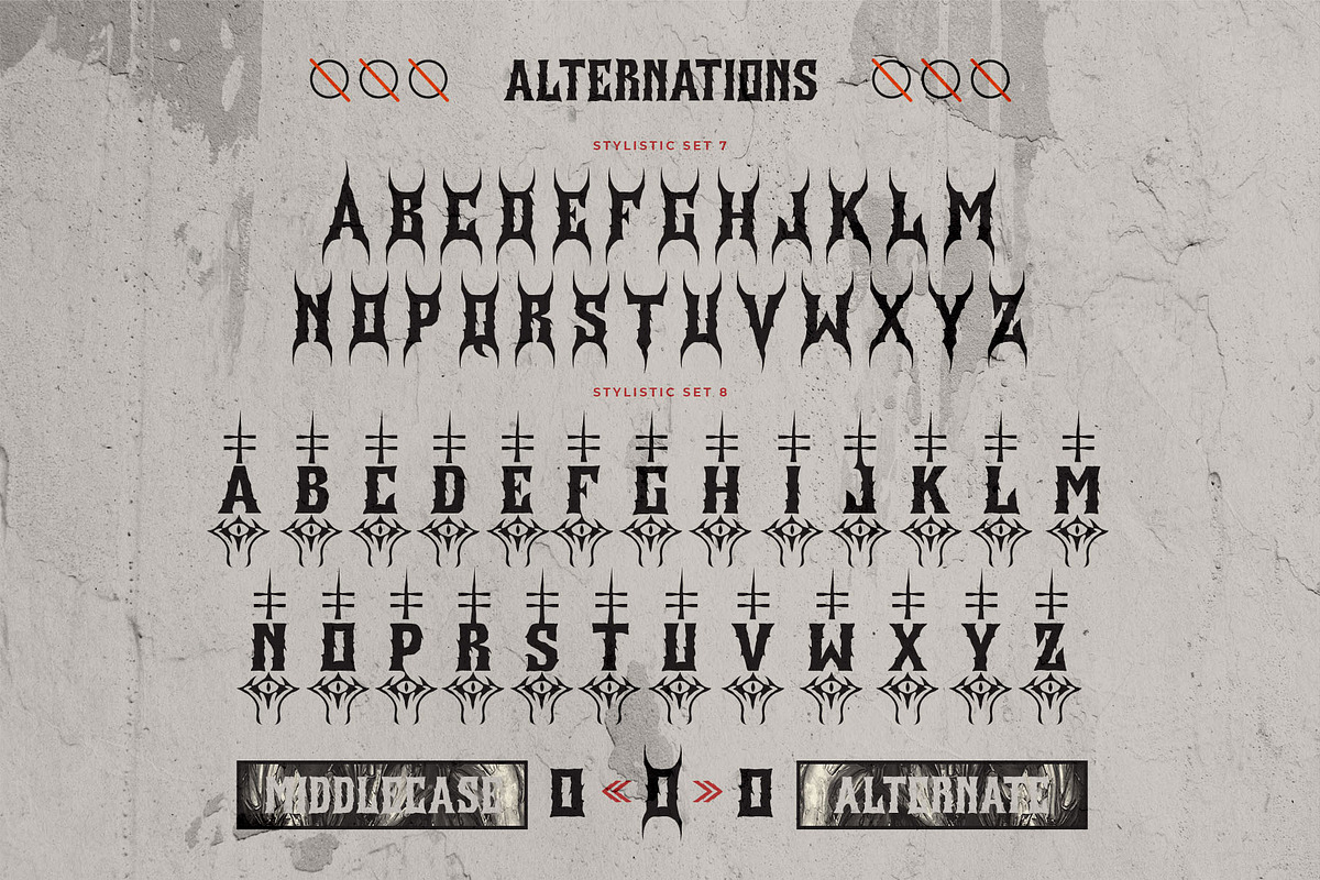 Krondos Typeface, a Blackletter Font by alit design (Photo 14 of 17)