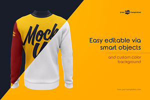 Mens Sweatshirt MockUp Set