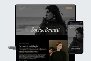 Elegant Photography Portfolio, a Landing Page Template by hridoywebdev