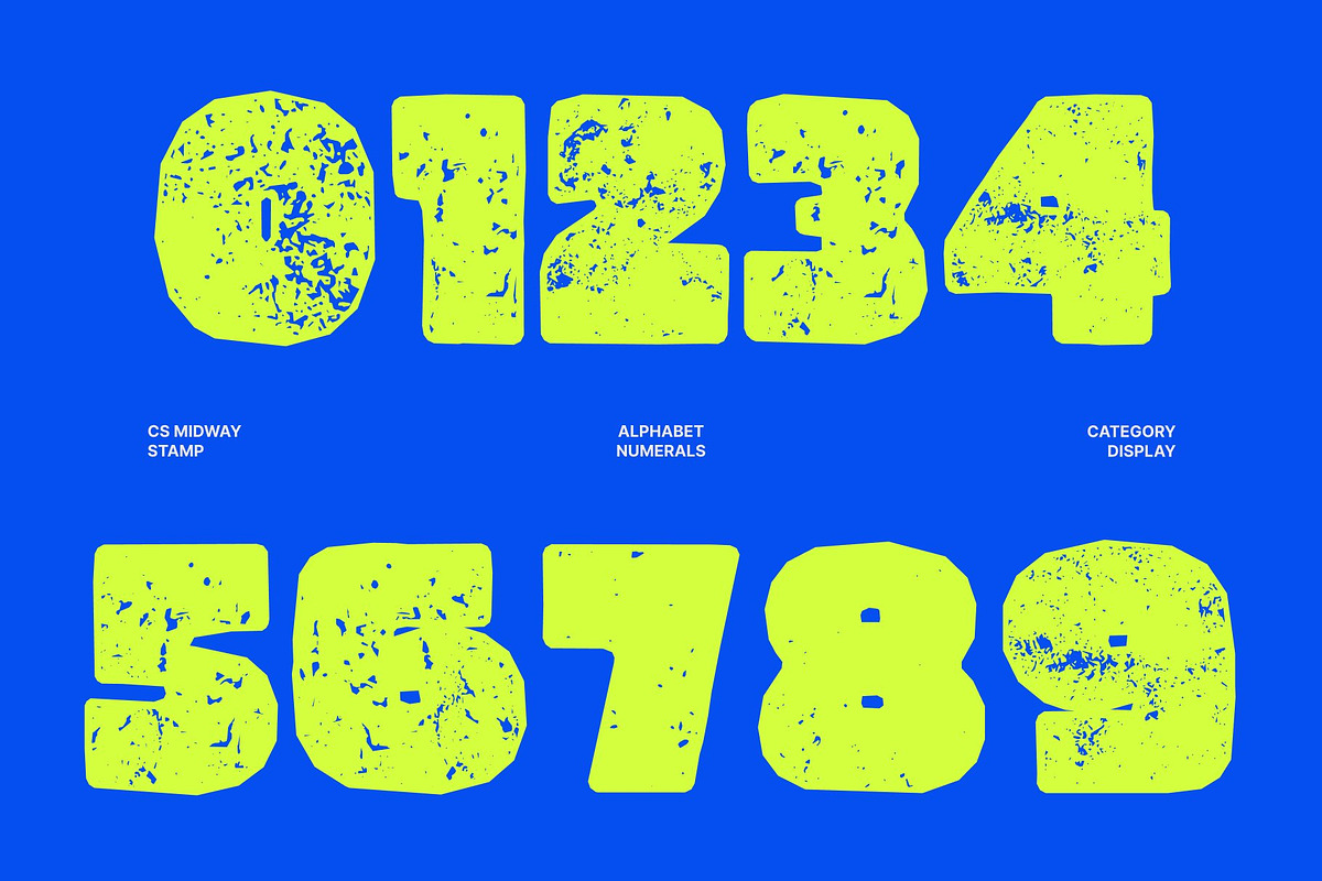 CS Midway Stamp, a Sans Serif Font by Craft Supply Co. (Photo 5 of 8)