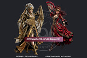 Velvet Mascarade Characters Bundle, a Person Illustration by ThatsDesignArt (Thumbnail 3 of 9)