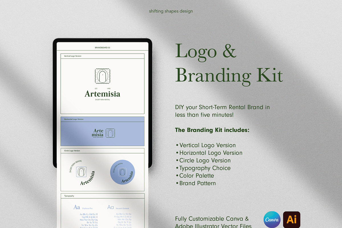 Business Logo & Branding Kit, a Branding & Logo Template by shapeshifter's friend (Photo 2 of 10)