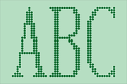 Display Dots Six Font, a Font by GG Design (Thumbnail 2 of 6)