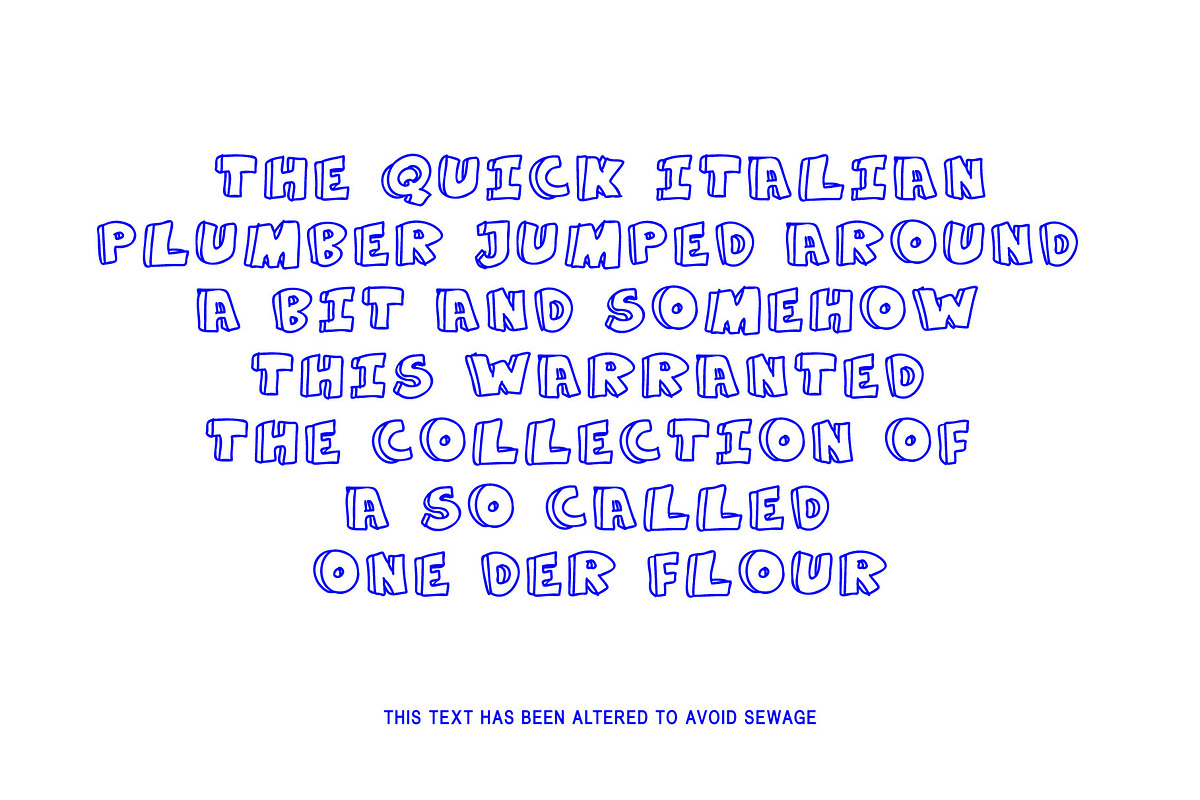 One Der Flour, a Handwritten Font by Supersimbo © (Photo 3 of 5)