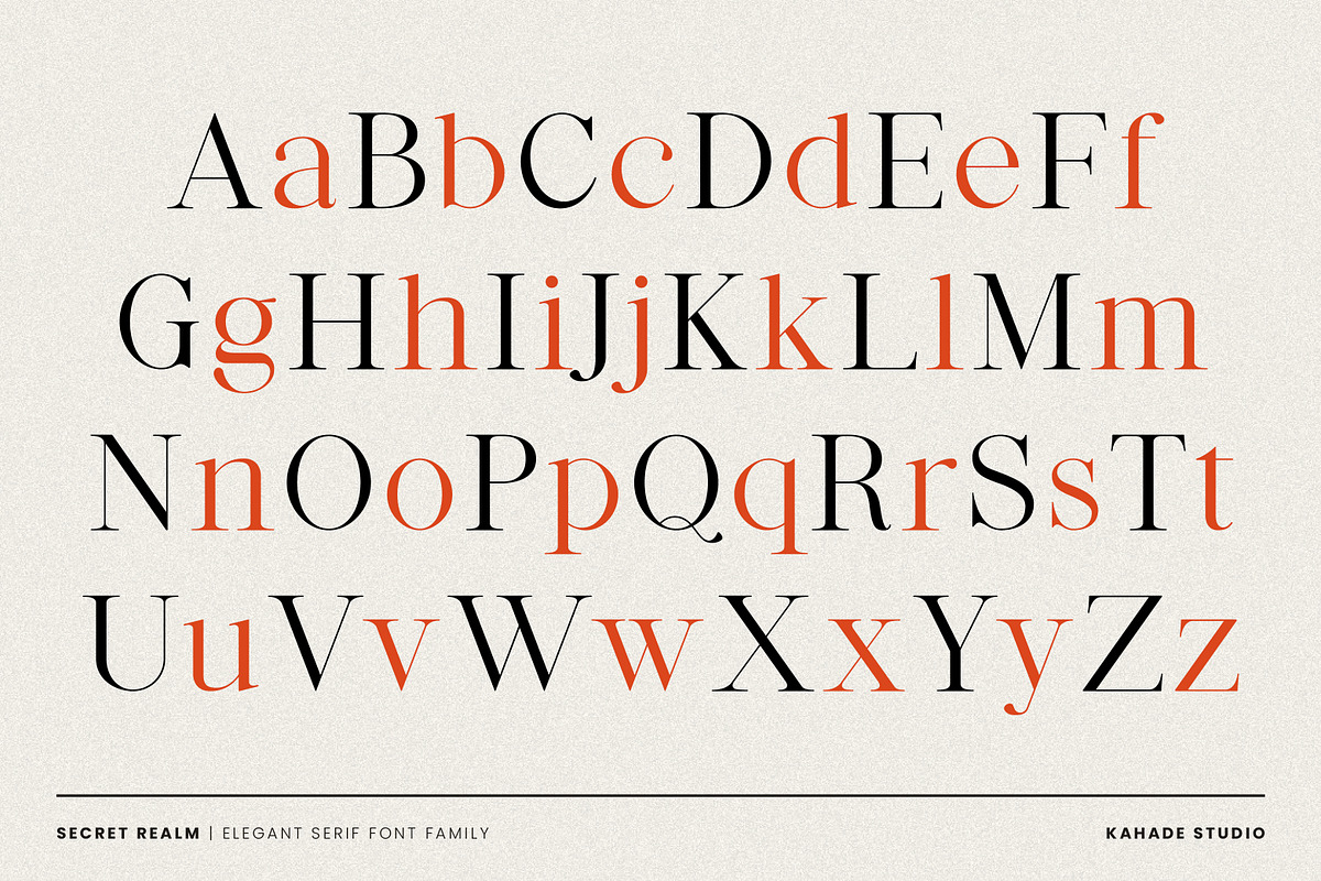Secret Realm - Editorial Serif Font, a Serif Font by Kahade Studio (Photo 14 of 16)