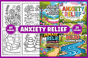 Anxiety Relief Coloring Pages, a Decorative Illustration by Design Station (Thumbnail 1 of 4)
