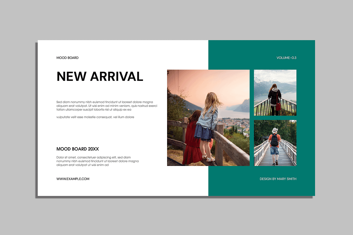Creative Mood Board Template Layout, a Social Media Template by MightyDesign (Photo 3 of 9)