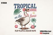 Summer Goose PNG Sublimation Bundle, an Object Graphic by GlitterCraft (Thumbnail 6 of 28)