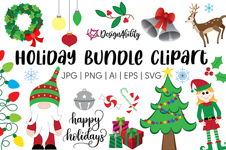 Holiday Bundle Clipart