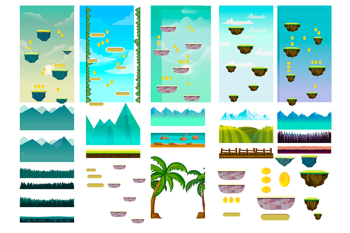 Vertical Game Backgrounds, a Graphic by 2dvillShop (Photo 2 of 4)