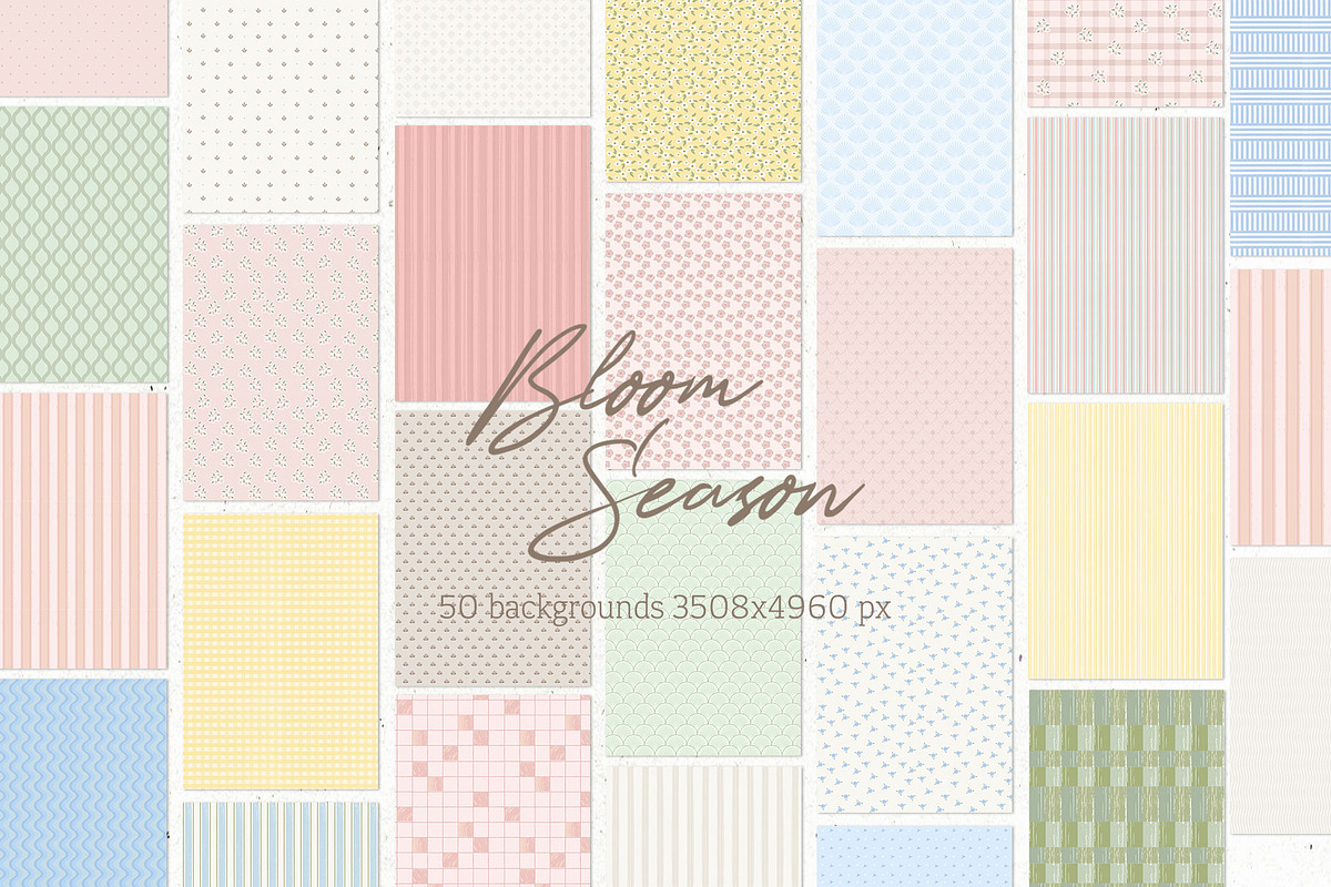 Bloom Season: Backgrounds & Frames, a Background Graphic by Mio Buono (Photo 7 of 10)