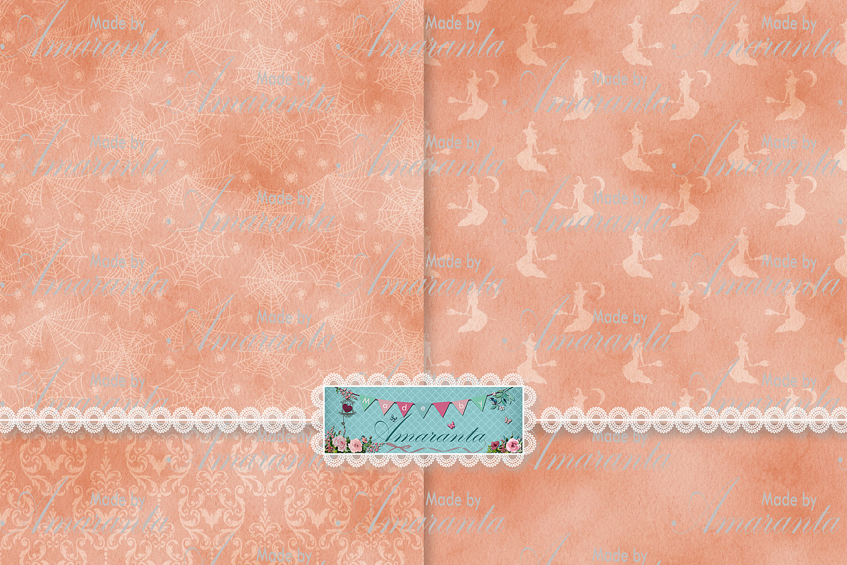 Vintage Halloween Scrap Kit (No-AI), a Pattern Graphic by MadeByAmaranta (Photo 9 of 10)
