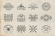 Vintage Carpentry Emblems part 1, a Branding & Logo Template by AkimD (Thumbnail 6 of 10)