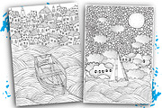 Seascapes black and white, an Object Illustration by ImHope (Thumbnail 6 of 9)