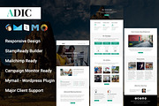Adic - Responsive Email Template, an Email Template by Pennyblack Templates (Thumbnail 1 of 3)