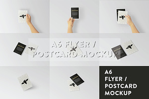 A6 Flyer / Postcard Mock-Up