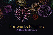 Fireworks Stamps Photoshop Brushes, a Brush Add-On by Andrew Skoch Design (Thumbnail 1 of 2)