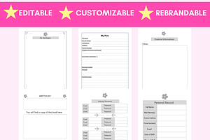 End Of Life Planner Canva Templates