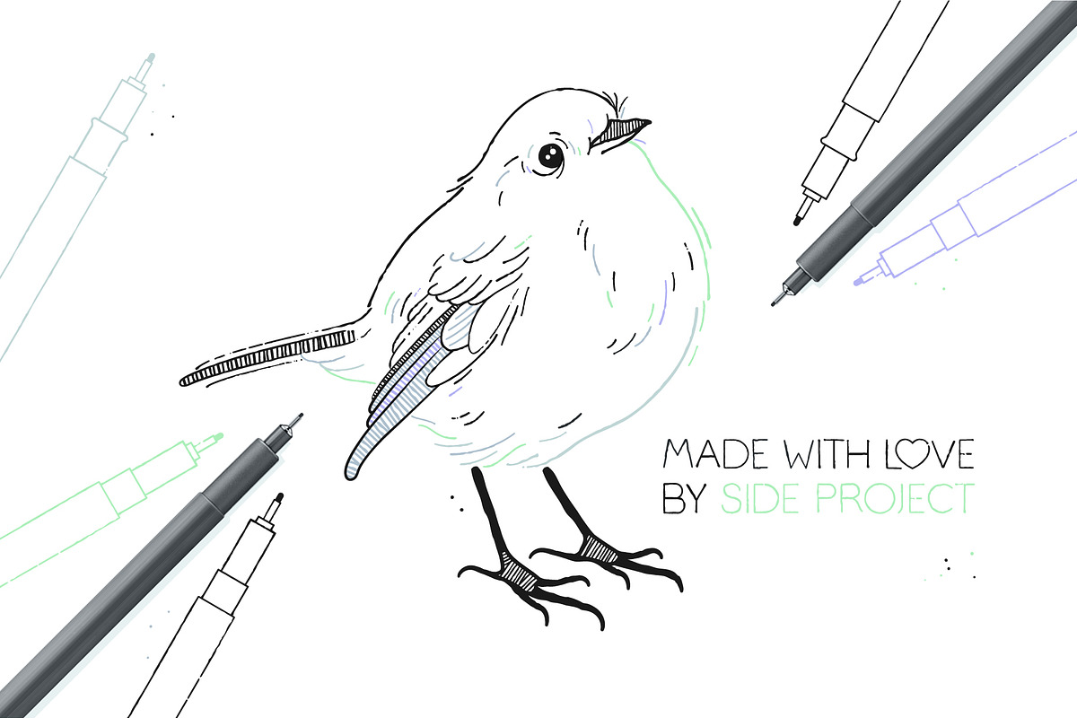 Infinito Technical Pen Brushes, a Brush Add-On by Side Project (Photo 5 of 7)