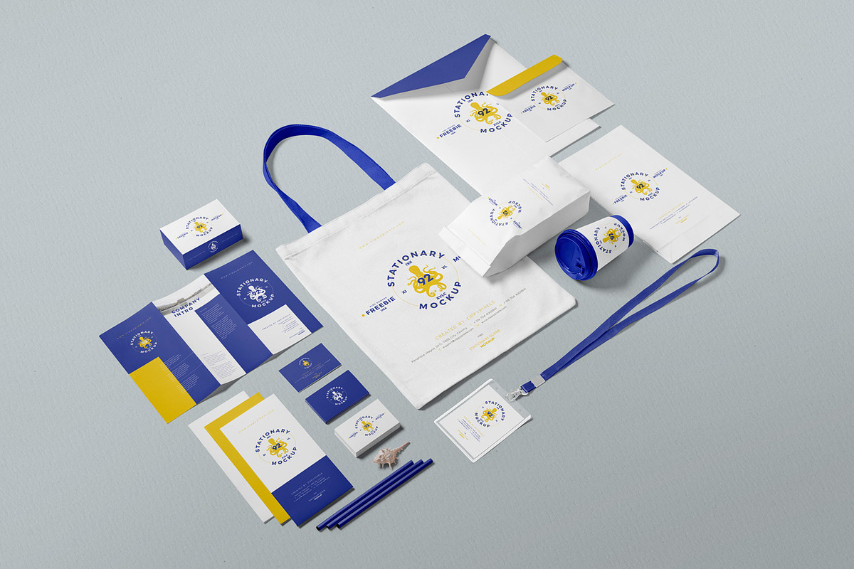 Business Stationery Mockup Scenes, a Stationery Template by ZippyPixels (Photo 3 of 4)