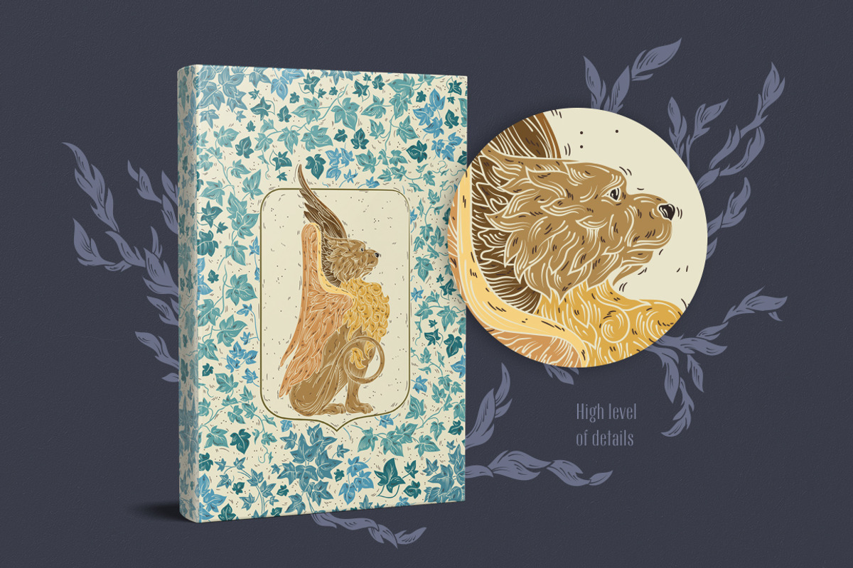 Mythical Animals patterns, a Pattern Graphic by Piñata (Photo 5 of 13)