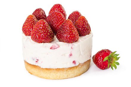 Delicious strawberry cheesecake stock photo containing cheesecake and, a Food & Drink Photo by Nataliia Pyzhova