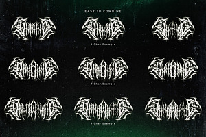 Drumonz Metal Font