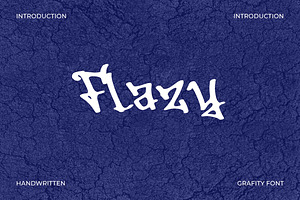 Flazy - Graffiti Font