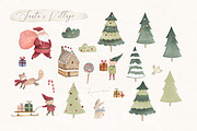 Santa's Village, an Illustration by Flora+Bear (Thumbnail 2 of 7)