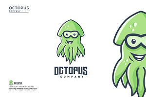 Octopus Logo Vector Design