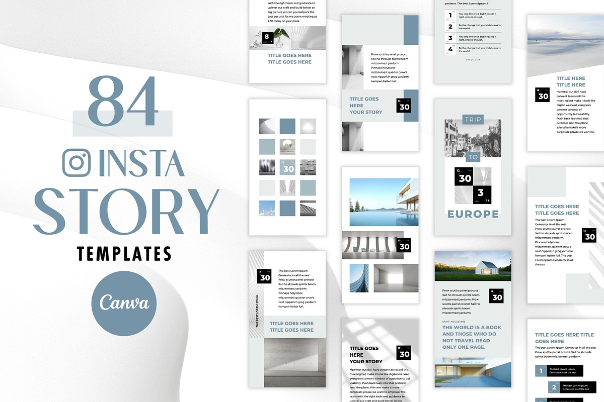 Instagram Template Canva Story Zen, a Social Media Template by Keikoya (Photo 1 of 11)