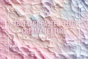 ABSTRACT PASTEL FLUID CREAMY TEXTURE