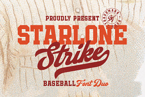 Starlone - Baseball Font Duo