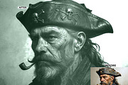 Steel Plate Portrait FX Ps Action, an Action Add-On by Studio Retouch (Thumbnail 4 of 10)
