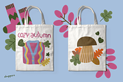 Hello Autumn Vector Set, a Seasonal Illustration by Francesca.Cadei Shop (Thumbnail 9 of 12)