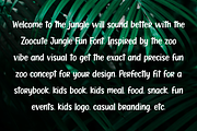 Zoocute – Jungle Fun Fonts, a Sans Serif Font by Konstantine Studio (Thumbnail 2 of 5)