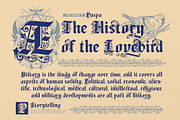 Black Kiyrand Typeface, a Blackletter Font by alit design (Thumbnail 9 of 17)