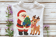 Latch Hook Crochet Santa Head PNG, an Illustration by CraftArtStudio (Thumbnail 3 of 4)