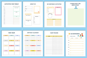 2025 Kids Planner Canva