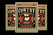 Country Music Flyer, a Flyer Template by Muhamad Iqbal hidayat (Thumbnail 1 of 4)