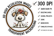 Whimsical Easter Dog Clipart, an Illustration by Craft Nest (Thumbnail 2 of 11)