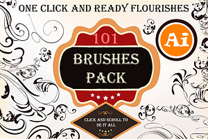 Mega Brushes Bundle For Illustrator