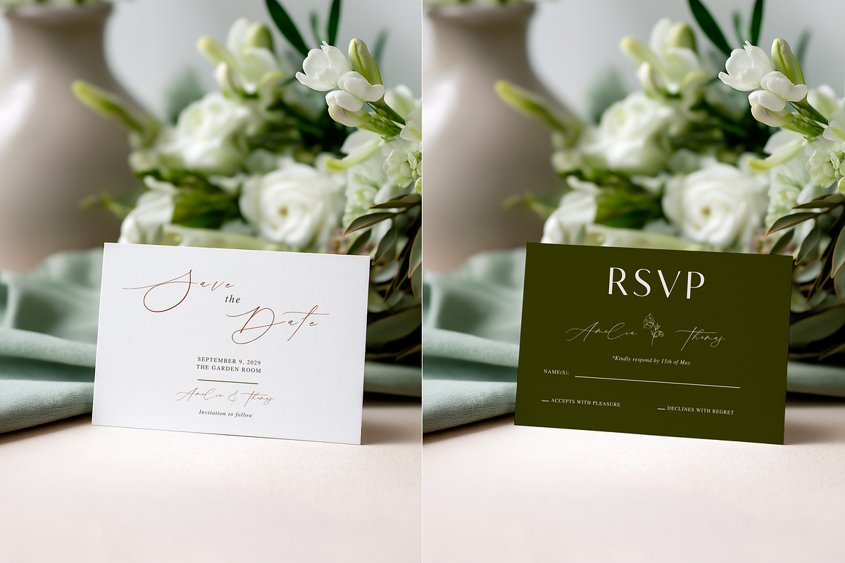 4x6 RSVP Horizontal Card Mockup, a Product Mockup by Serenefeeling (Photo 2 of 6)
