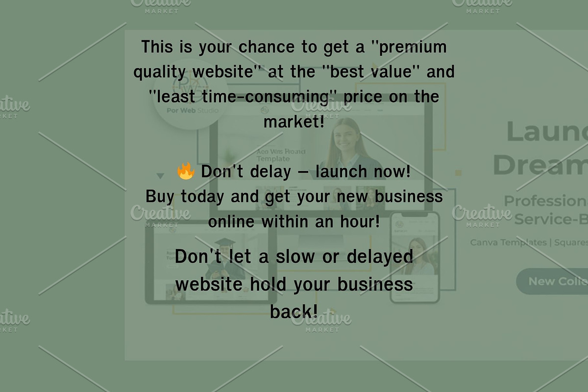Custom website Design in 24 Hr., a Landing Page Template by Opor (Photo 6 of 7)
