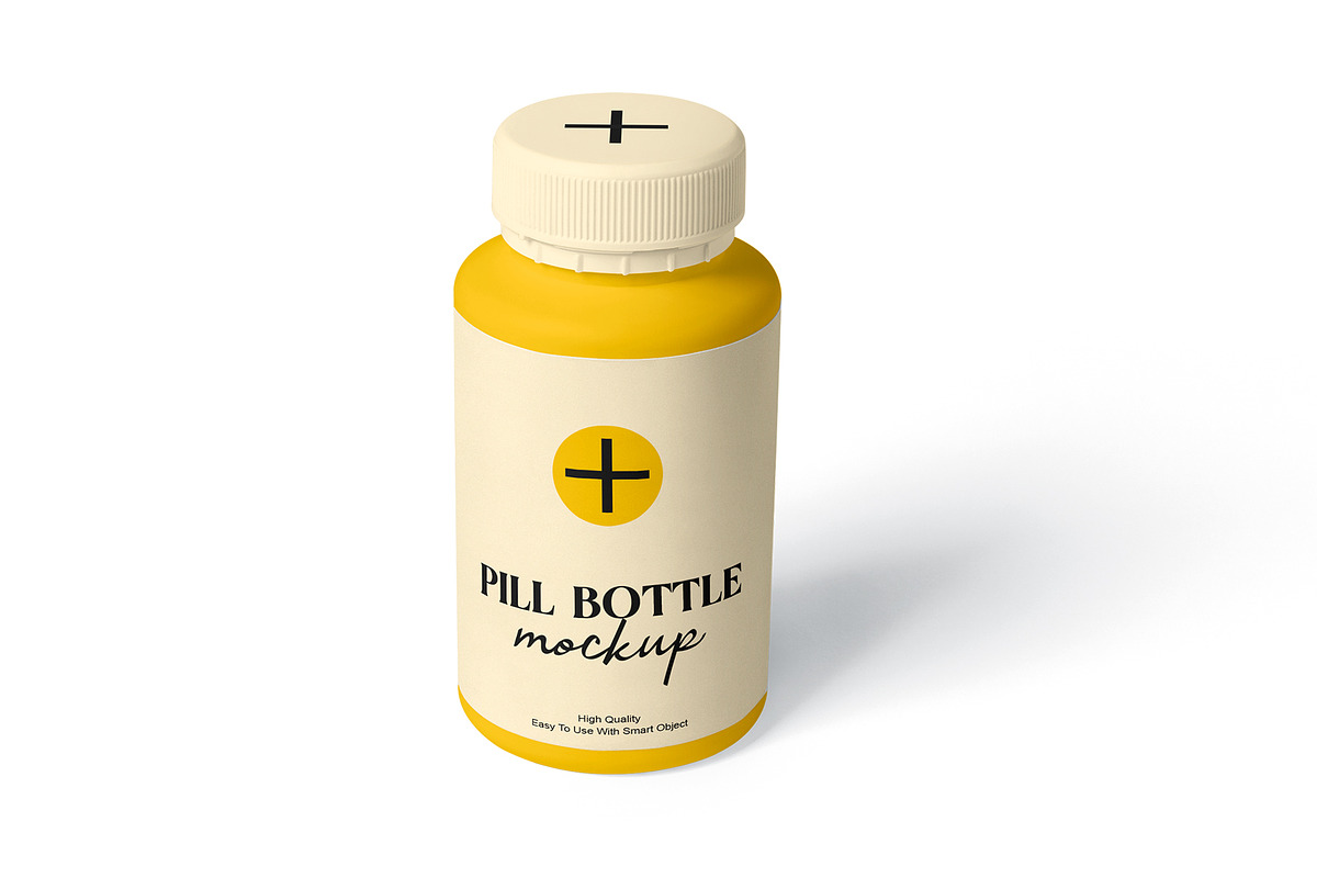Pills Bottle Mockup, a Packaging Mockup by mockupbuys (Photo 5 of 7)
